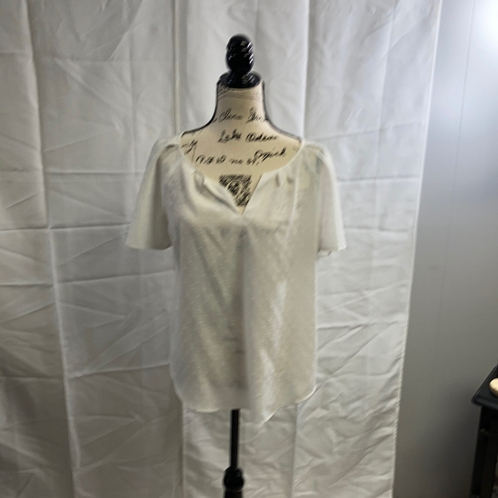 Apt 9 white sheer blouse